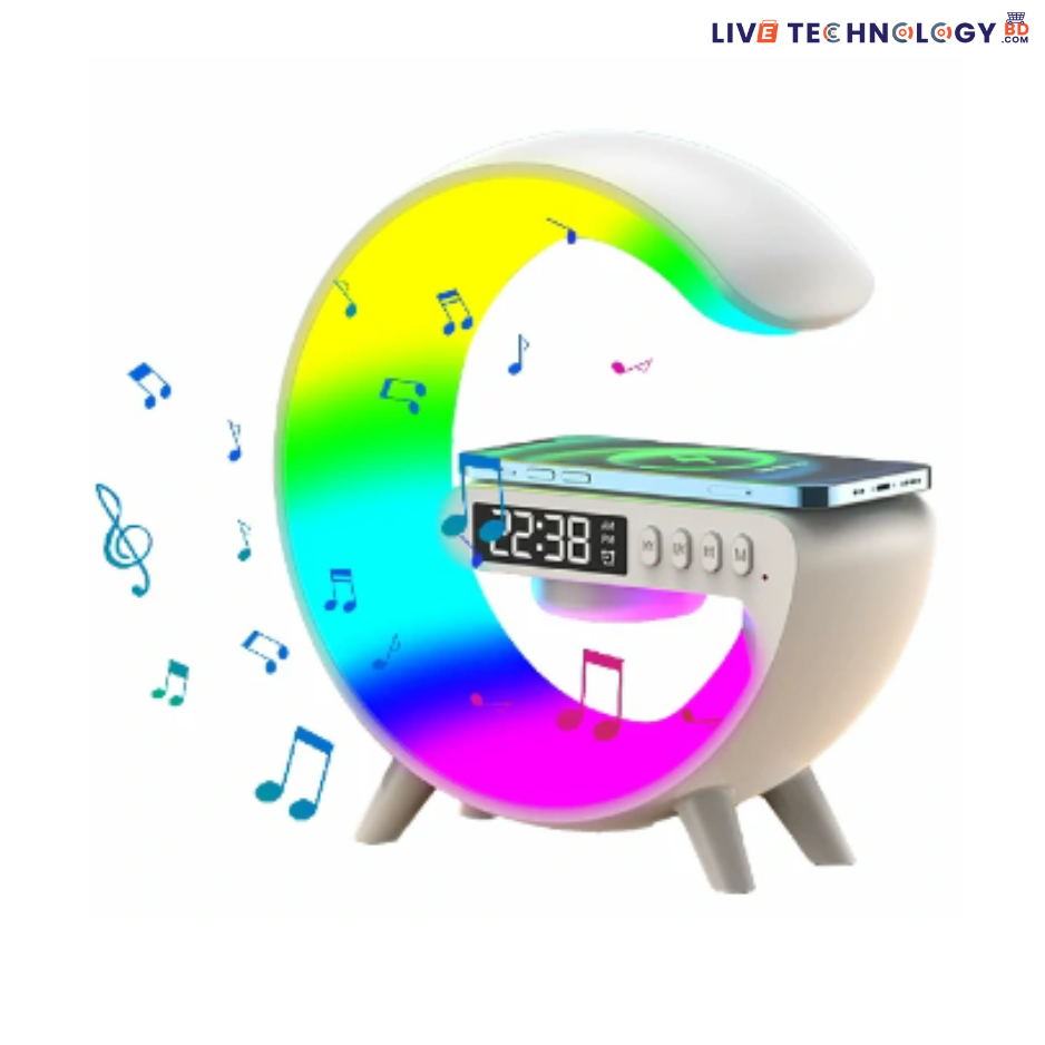 G63 Atmosphere RGB Light Bluetooth Speaker With Wireless Charging