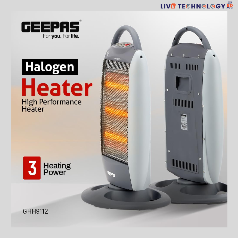 Geepas Halogen Heater (GHH9112)