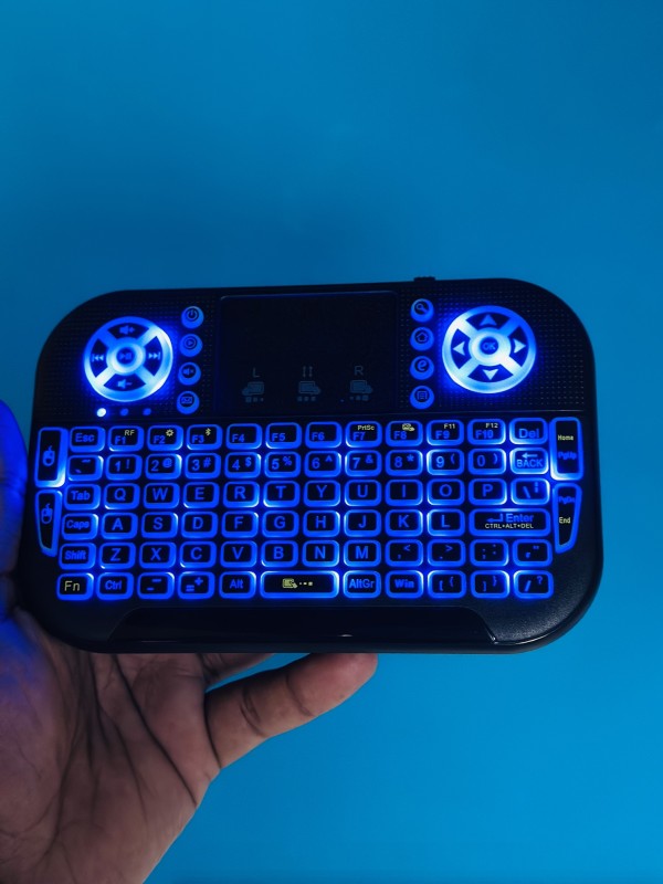 GearUP MK20 2.4GHz + Wireless Dual Mode RGB Backlit Rechargeable Mini Portable Keyboard With Touchpad