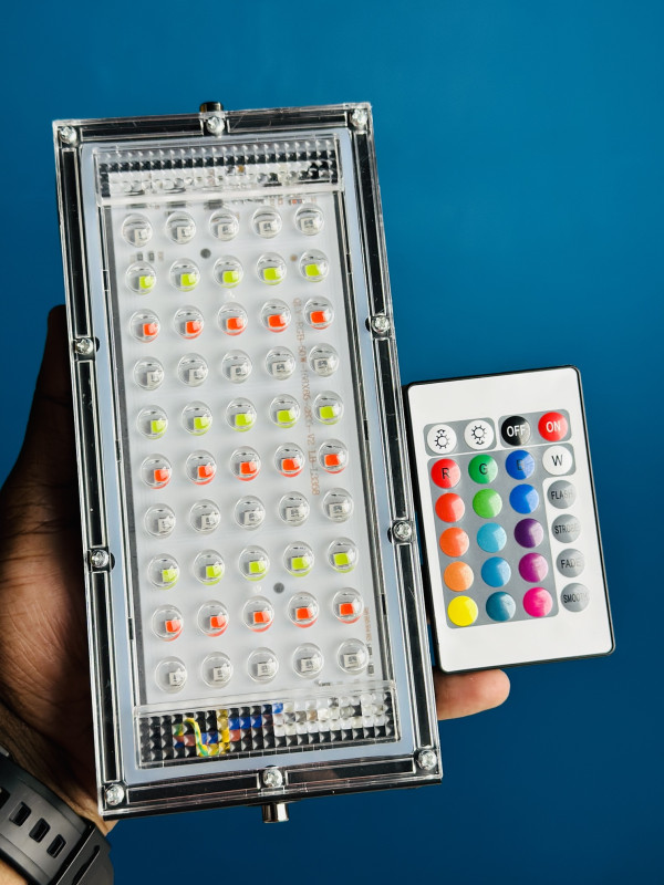 Remote Controlled RGB LED Flood Light